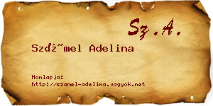 Számel Adelina névjegykártya